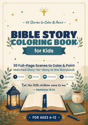Bible Story Coloring Book for Kids — cover