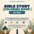 Bible Story Coloring Book for Kids — cover