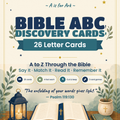 Bible ABC Discovery Cards — cover