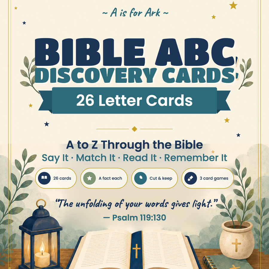 Bible ABC Discovery Cards — cover
