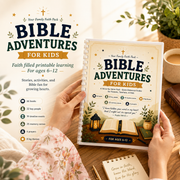 Bible Fun Activity & Worksheet Workbook