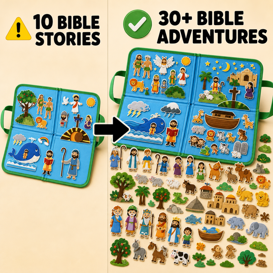 Upgrade From 10 Stories to 30 Bible Stories (Covers Old and New Testament)